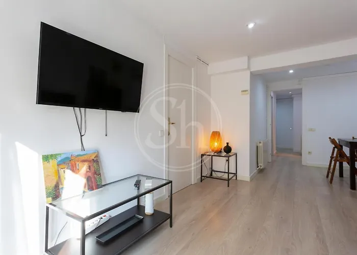 Practico Apartamento Con Terraza En Eixample